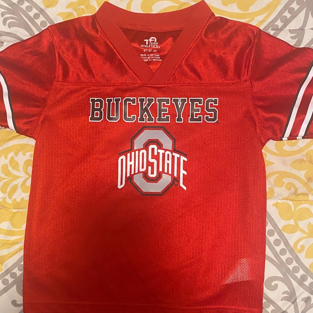 NCAA Buckeyes Kids Red Jersey